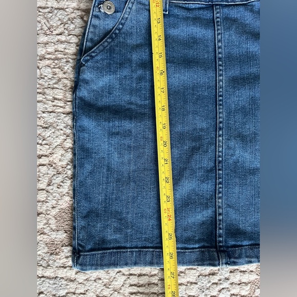 VTG 90s Rachel Green Inspired Denim Overall Dress Size S - Picture 11 of 11